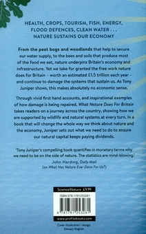 Паперова книга «What Nature Does For Britain», автор Тоні Джуніпер - фото №2 - мініатюра