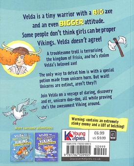 Бумажная книга «Velda the Awesomest Viking and the Wild Unicorn Chase. Book 3», автор Дэвид Макфейл - фото №2 - миниатюра