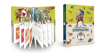 Бумажная книга «Paperscapes: The Fearsome World of Dinosaurs», автор Пэт Джейкобс - фото №3 - миниатюра