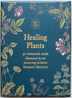 Бумажная книга «Healing Plants: 50 botanical cards illustrated by the pioneering herbalist Elizabeth Blackwell» - фото №1 - миниатюра