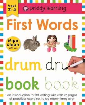 Паперова книга «First Words: Wipe Clean Workbooks», автор Роджер Прідді - фото №1 - мініатюра