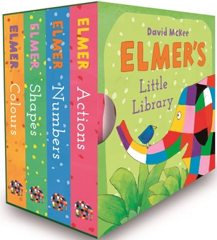 Бумажная книга «Elmer’s Little Library», автор Дэвид Макки - фото №1 - миниатюра