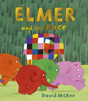 Бумажная книга «Elmer and the Race», автор Дэвид Макки - фото №1 - миниатюра