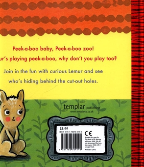 Бумажная книга «Peek-a-boo Zoo!», автор Джейн Кабрера - фото №2 - миниатюра