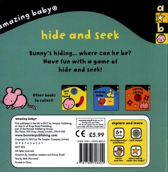 Паперова книга «Amazing Baby. Hide And Seek», автор Бет Харвуд - фото №2 - мініатюра