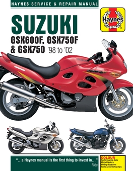 Бумажная книга «Suzuki GSX600/750F & GSX750 (98 - 03) Haynes Repair Manual», автор Haynes Publishing - фото №1 - миниатюра