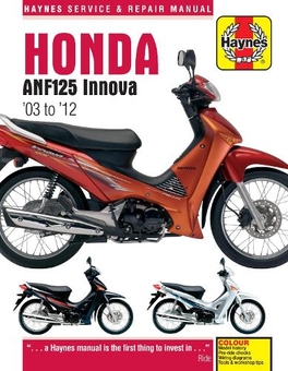 Бумажная книга «Honda ANF125 Innova Scooter (03 - 12)», автор Мэтью Кумбс - фото №1 - миниатюра