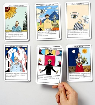 Паперова книга «Art Oracles: Creative and Life Inspiration from the Great Artists», автор Катя Тилевич - фото №8 - мініатюра