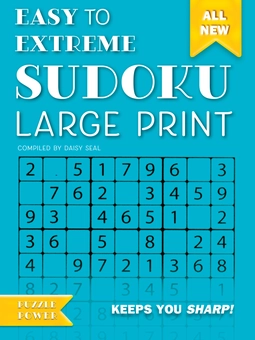 Бумажная книга «Easy to Extreme Sudoku Large Print (Blue)» - фото №2 - миниатюра