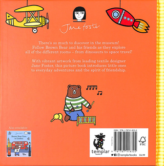 Паперова книга «Brown Bear Goes to the Museum», автор Джейн Фостер - фото №2 - мініатюра