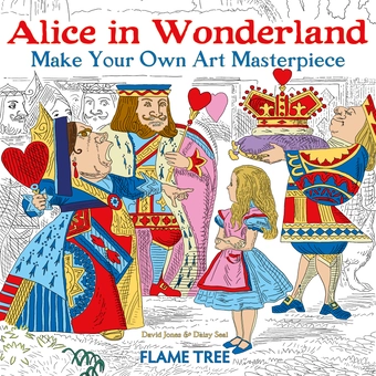 Паперова книга «Alice in Wonderland (Art Colouring Book): Make Your Own Art Masterpiece», автор Дейзі Сіл - фото №3 - мініатюра