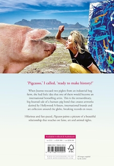 Паперова книга «Pigcasso: The painting pig that saved a sanctuary», автор Джоан Лефсон - фото №2 - мініатюра