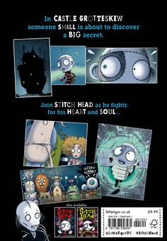 Паперова книга «Stitch Head: The Ghost of Grotteskew Graphic Novel», автор Гай Басс - фото №2 - мініатюра