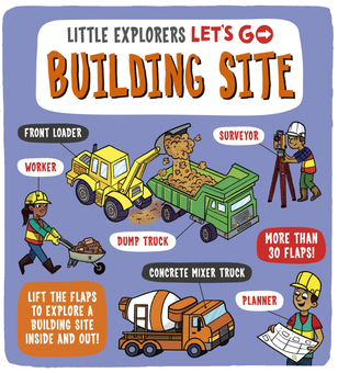 Бумажная книга «Little Explorers. Let's Go! Building Site», автор Кэтрин Ард - фото №1 - миниатюра