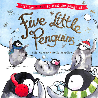 Паперова книга «Five Little Penguins», автор Лілі Мюррей - фото №1 - мініатюра