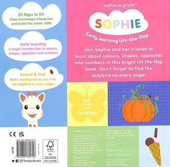 Бумажная книга «Sophie la Girafe: Early Learning Lift-the-Flap», автор Рут Саймонс - фото №2 - миниатюра