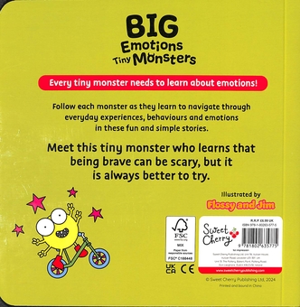 Паперова книга «Tiny Monsters Feel Brave», автор Sweet Cherry Publishing - фото №2 - мініатюра