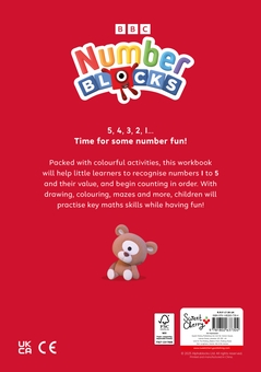 Паперова книга «Numberblocks Numbers and Counting (Red Level Workbook)», автор Numberblocks - фото №2 - мініатюра