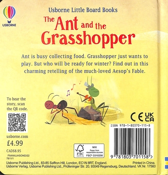 Паперова книга «The Ant and the Grasshopper», автор Рассел Пантер - фото №2 - мініатюра