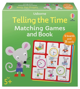 Паперова книга «Telling the Time Matching Games and Book», автор Кейт Нолан - фото №1 - мініатюра