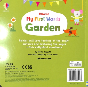 Бумажная книга «My First Words Garden», автор Фиона Уотт - фото №2 - миниатюра