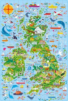 Бумажная книга «Atlas & Jigsaw Great Britain & Ireland», автор Сэм Смит - фото №3 - миниатюра