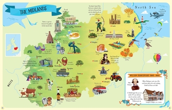 Бумажная книга «Atlas & Jigsaw Great Britain & Ireland», автор Сэм Смит - фото №4 - миниатюра
