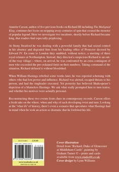 Бумажная книга «RICHARD III UNSPUN: The Mysterious Affair at Stony Stratford and The Trouble with Hastings», автор Аннет Карсон - фото №2 - миниатюра