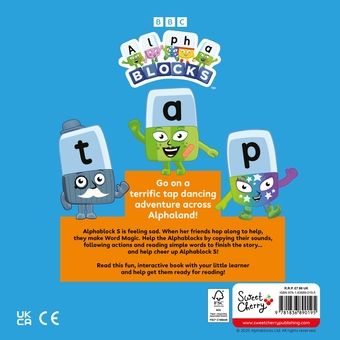 Бумажная книга «The Terrific Tap Dance: An Interactive Alphablocks Storybook», автор Alphablocks - фото №2 - миниатюра