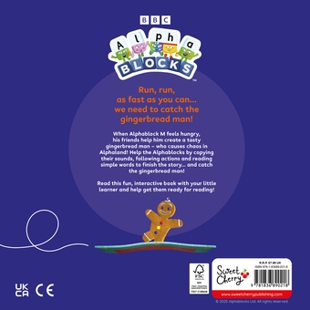 Бумажная книга «The Gingerbread Man: An Interactive Alphablocks Storybook», автор Alphablocks - фото №2 - миниатюра