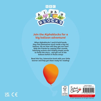 Бумажная книга «Up, Up and Away: An Interactive Alphablocks Storybook», автор Alphablocks - фото №2 - миниатюра