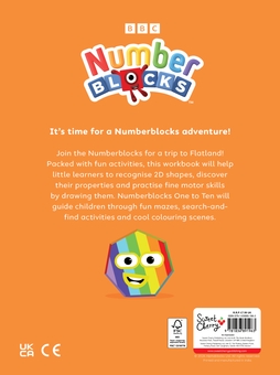 Паперова книга «Numberblocks Shapes (Orange Level Workbook)», автор Numberblocks - фото №2 - мініатюра