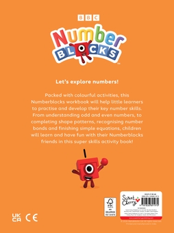 Паперова книга «Numberblocks Number Skills (Orange Level Workbook)», автор Numberblocks - фото №2 - мініатюра