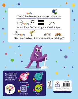 Бумажная книга «Colours of the Rainbow: A Symbolised Storybook», автор Колорблокс - фото №2 - миниатюра