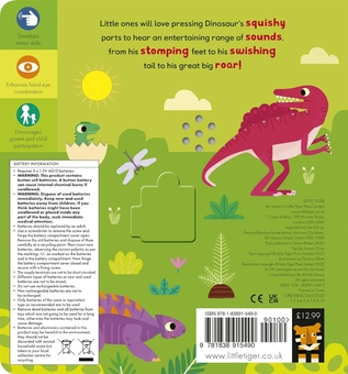 Бумажная книга «Noisy Dinosaur», автор Лорен Крисп - фото №2 - миниатюра