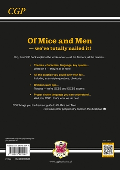 Паперова книга «GCSE English Text Guide - Of Mice & Men», автор CGP Books - фото №1 - мініатюра