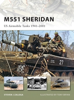 Паперова «M551 Sheridan: US Airmobile Tanks 1940-2000», автора Стівен Залоґа– фото №1