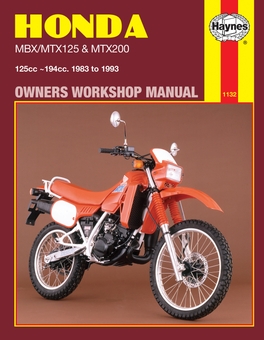 Бумажная книга «Honda MBX/MTX125 & MTX200 (83 - 93)», автор Haynes Publishing - фото №1 - миниатюра