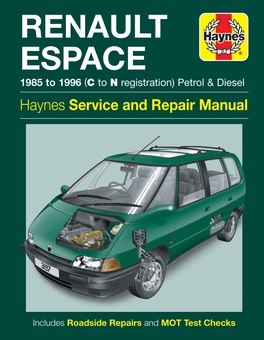 Бумажная книга «Renault Espace Petrol & Diesel (85 - 96) C To N», автор Haynes Publishing - фото №1 - миниатюра