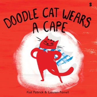 Бумажная книга «Doodle Cat Wears A Cape», автор Кэт Патрик - фото №1 - миниатюра