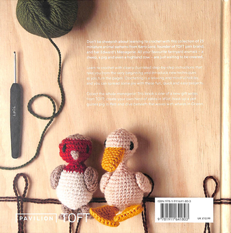 Паперова книга «How to Crochet Animals. Farm : 25 Mini Menagerie Patterns», автор Керрі Лорд - фото №2 - мініатюра