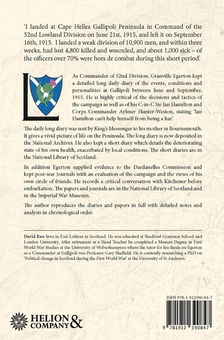 Бумажная книга «Gallipoli. The Egerton Diaries and Papers», автор Дэвид Роу - фото №2 - миниатюра