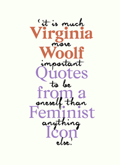 Паперова «Virginia Woolf. Inspiring Quotes from an Original Feminist Icon», автора Вірджинія Вулф– фото №1