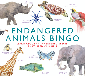 Паперова книга «Endangered Animals Bingo», автор Марсель Джордж - фото №1 - мініатюра