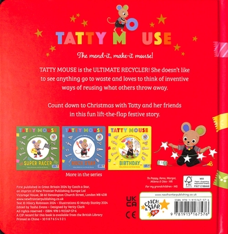 Паперова книга «Tatty Mouse. Christmas», автор Хіларі Робінсон - фото №2 - мініатюра