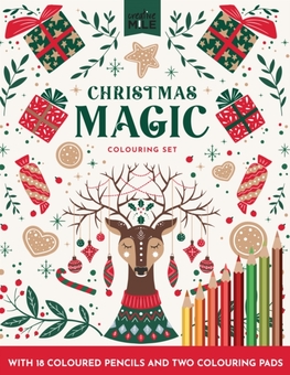 Бумажная книга «Christmas Magic Adult Colouring Set», автор Creative Mile - фото №1 - миниатюра