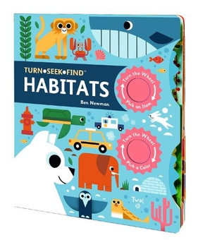 Бумажная книга «Turn Seek Find. Habitats», автор Бен Ньюман - фото №1 - миниатюра