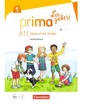 Паперова книга «Prima - Los geht's! A1 Deutsch für Kinder. Arbeitsbuch mit Audio-CD und Stickerbogen» - фото №2 - мініатюра
