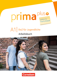 Паперова книга «Prima plus A1. Arbeitsbuch mit Audio-, Lösungs- und Zusatzübungen-Downloads», авторів Фридерік Джин, Лутц Рорманн - фото №1 - мініатюра
