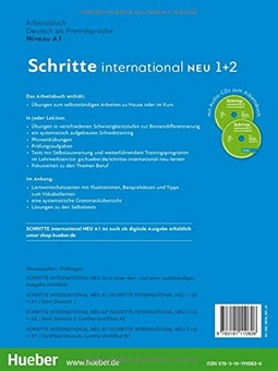Бумажная книга «Schritte international Neu 1+2. Arbeitsbuch + 2 CDs zum Arbeitsbuch», авторов Моника Боверманн, Анджела Пуде, Даниэла Нибиш - фото №2 - миниатюра